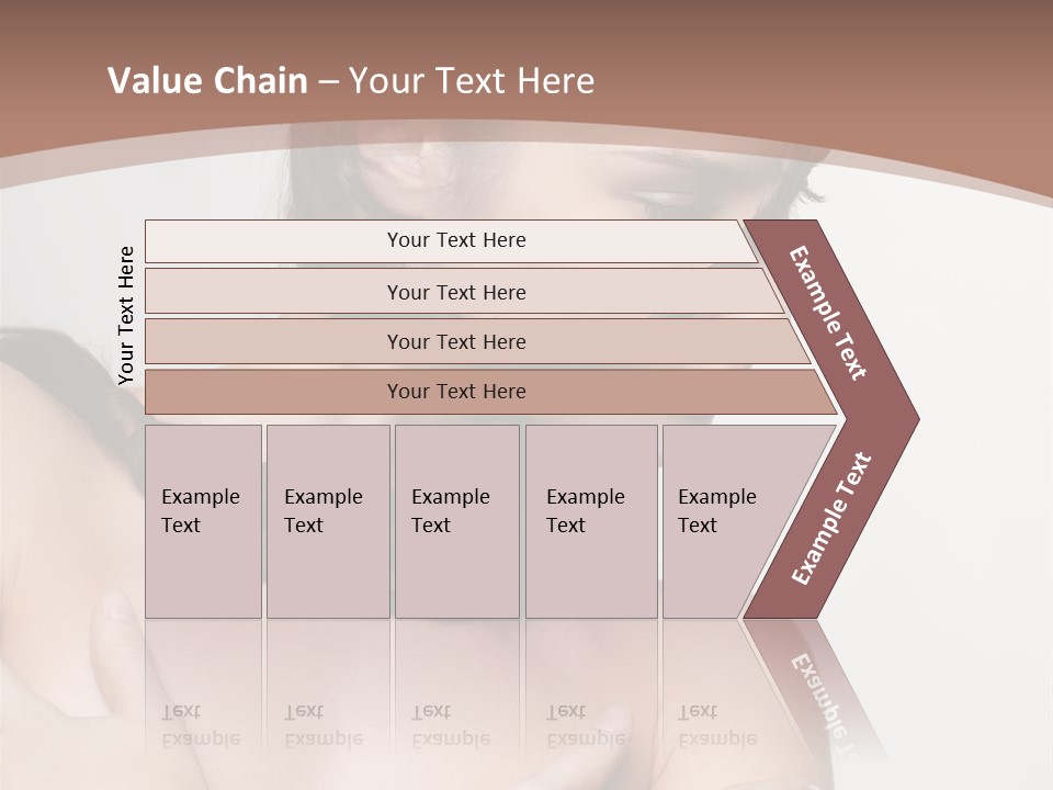 Makeup Fashion European PowerPoint Template