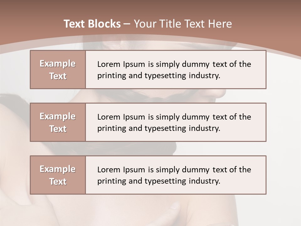 Makeup Fashion European PowerPoint Template