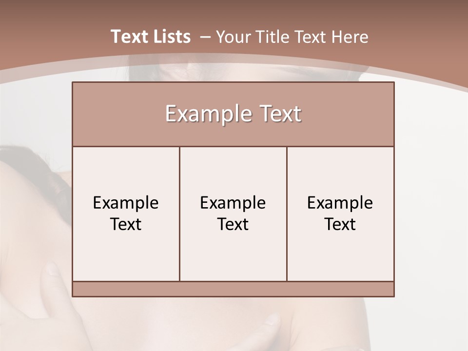 Makeup Fashion European PowerPoint Template