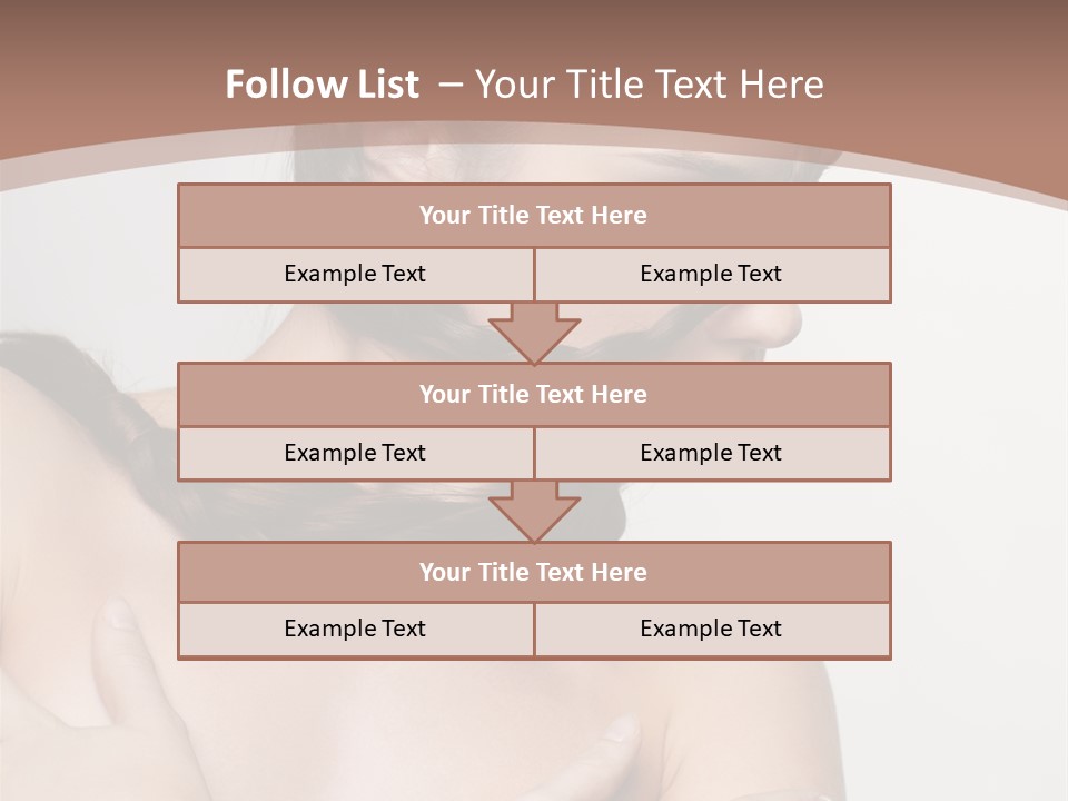 Makeup Fashion European PowerPoint Template