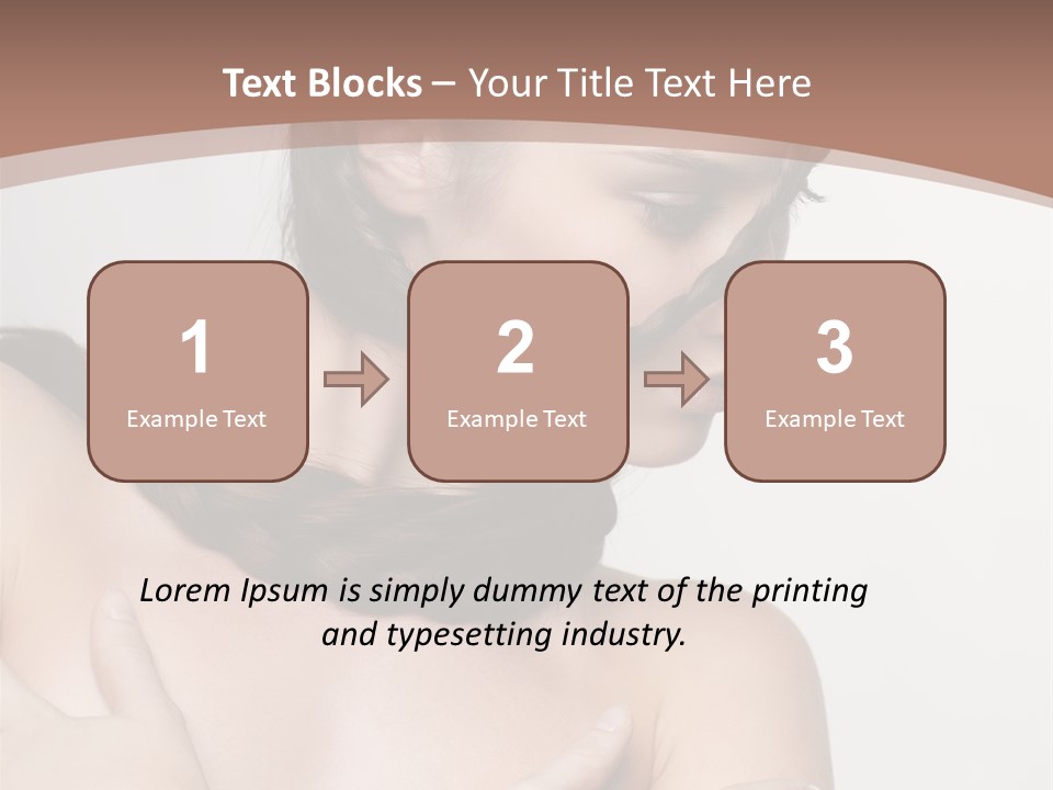 Makeup Fashion European PowerPoint Template