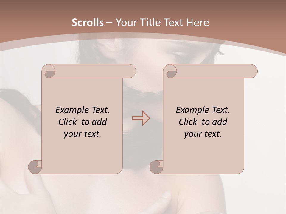 Makeup Fashion European PowerPoint Template