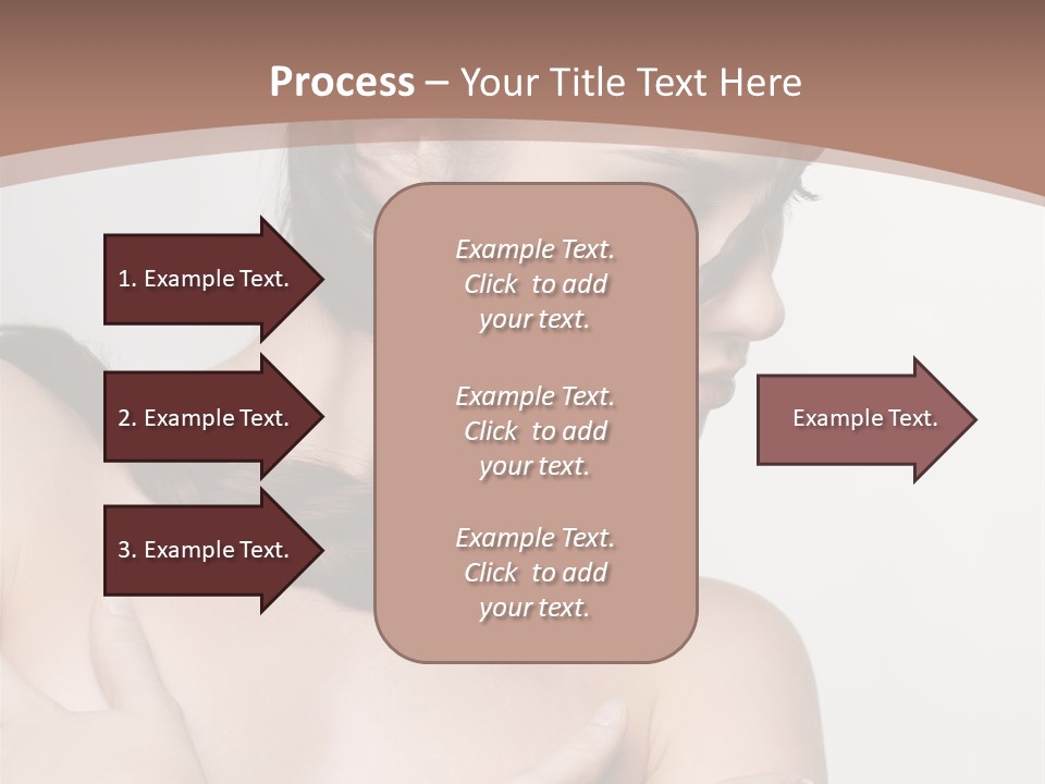 Makeup Fashion European PowerPoint Template