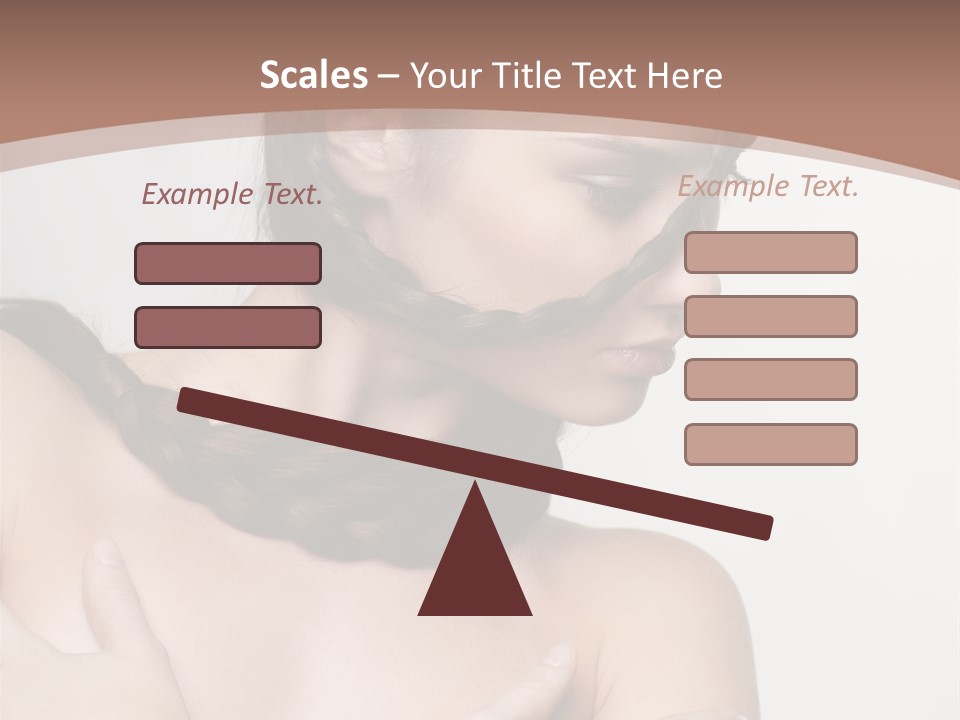 Makeup Fashion European PowerPoint Template