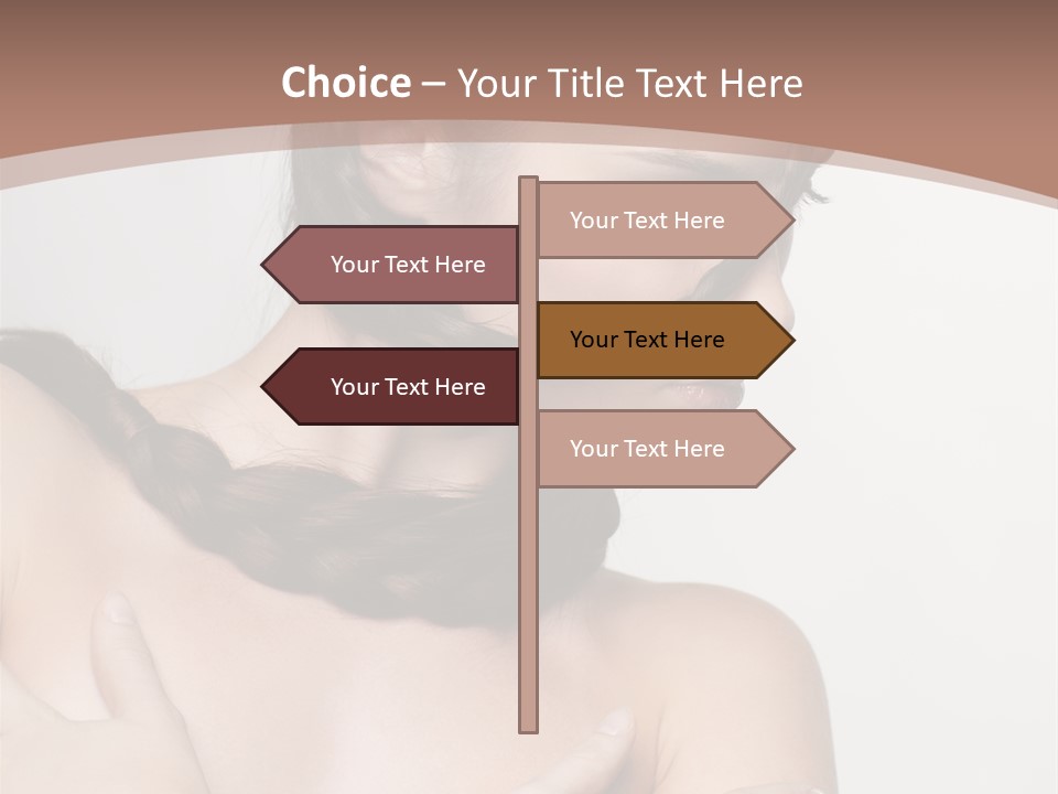 Makeup Fashion European PowerPoint Template