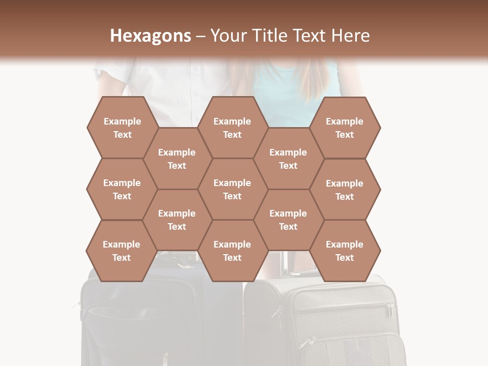 Suitcase Joy Blue PowerPoint Template