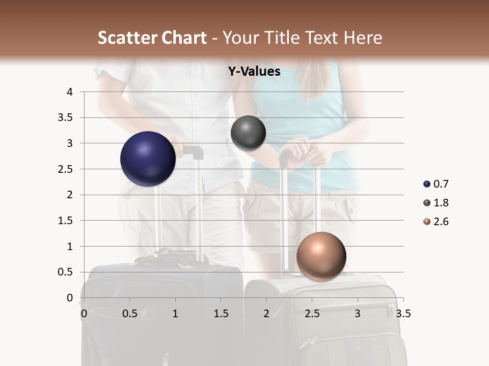 Suitcase Joy Blue PowerPoint Template