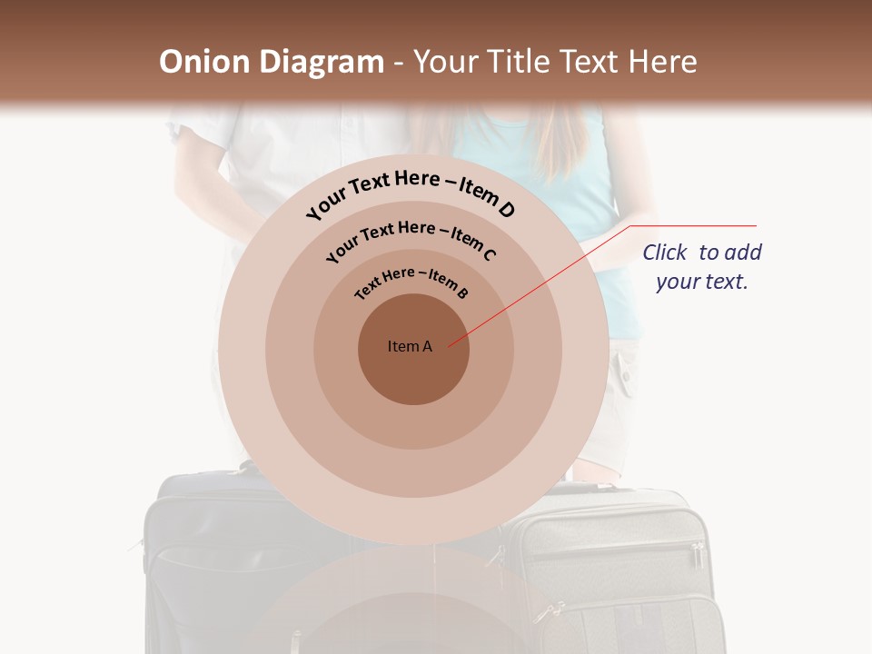 Suitcase Joy Blue PowerPoint Template