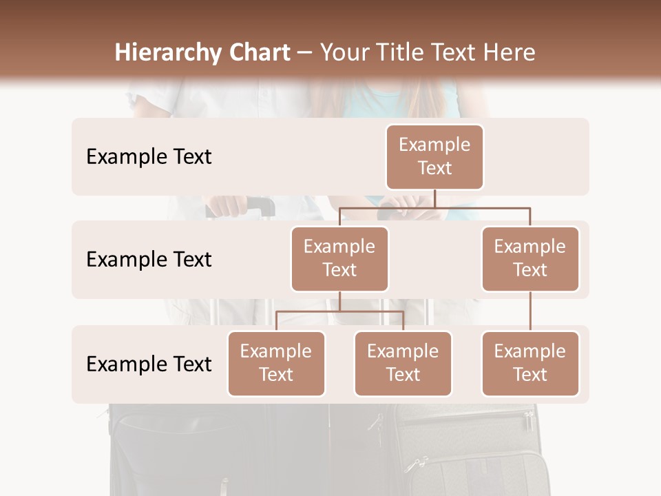 Suitcase Joy Blue PowerPoint Template