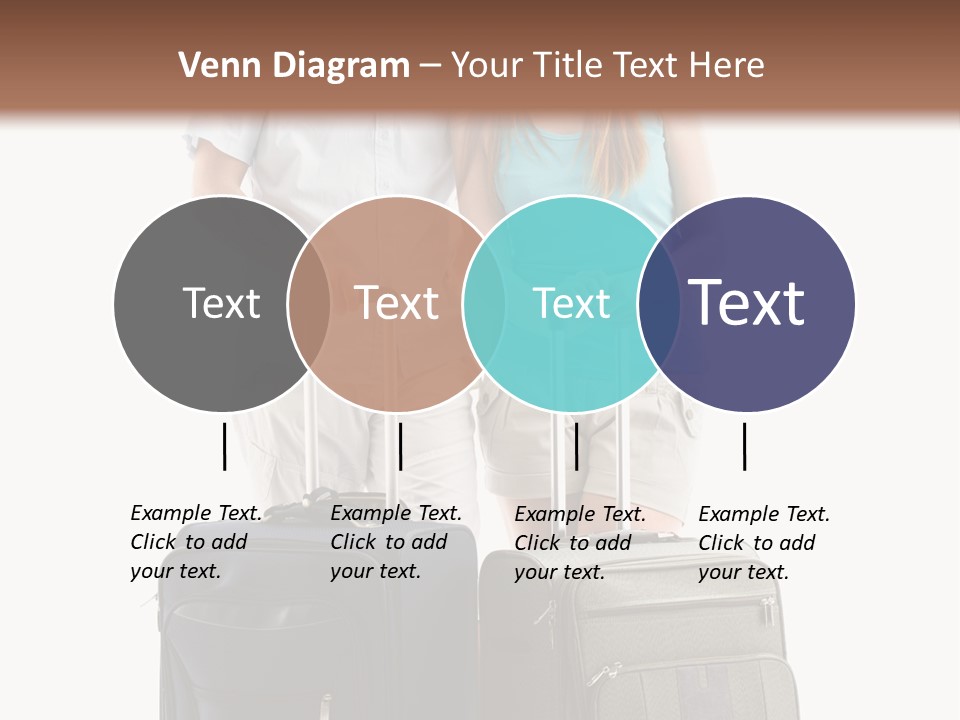 Suitcase Joy Blue PowerPoint Template