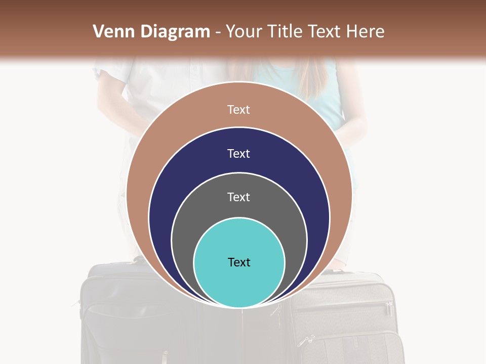 Suitcase Joy Blue PowerPoint Template