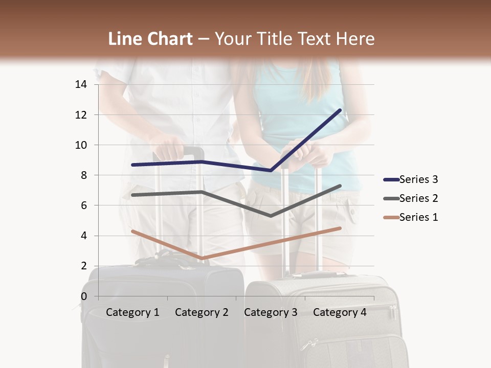 Suitcase Joy Blue PowerPoint Template