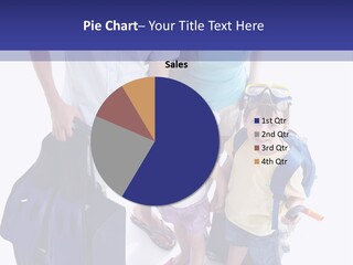 Isolated Smiling Woman PowerPoint Template