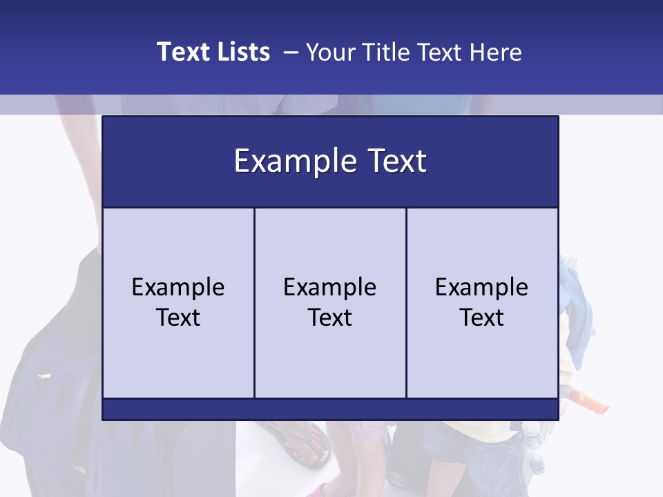 Isolated Smiling Woman PowerPoint Template