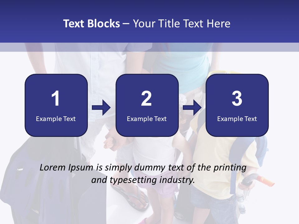 Isolated Smiling Woman PowerPoint Template