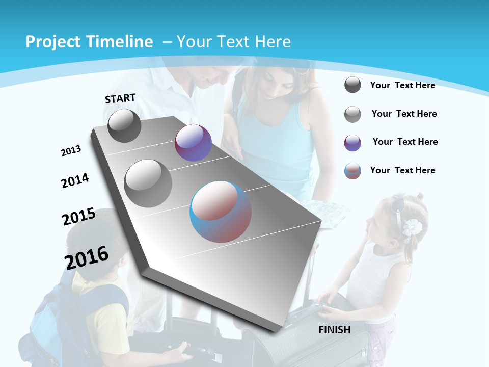 Daughters Females Happy PowerPoint Template