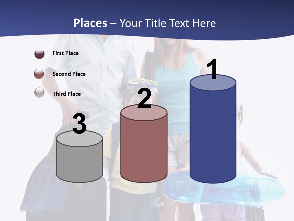 Smiling Offspring Summer PowerPoint Template