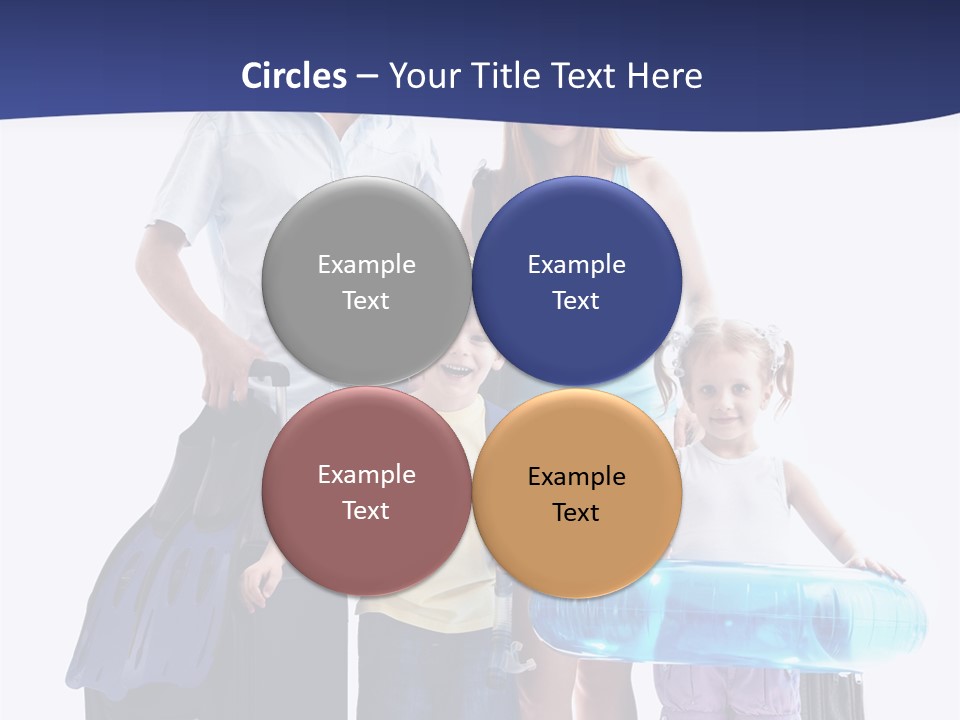 Smiling Offspring Summer PowerPoint Template