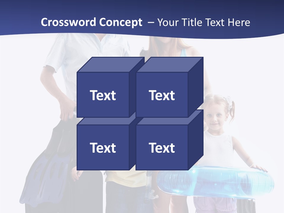 Smiling Offspring Summer PowerPoint Template