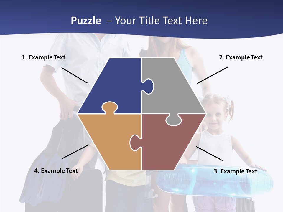 Smiling Offspring Summer PowerPoint Template