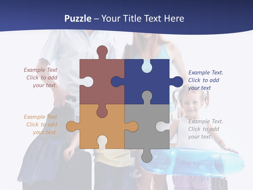 Smiling Offspring Summer PowerPoint Template