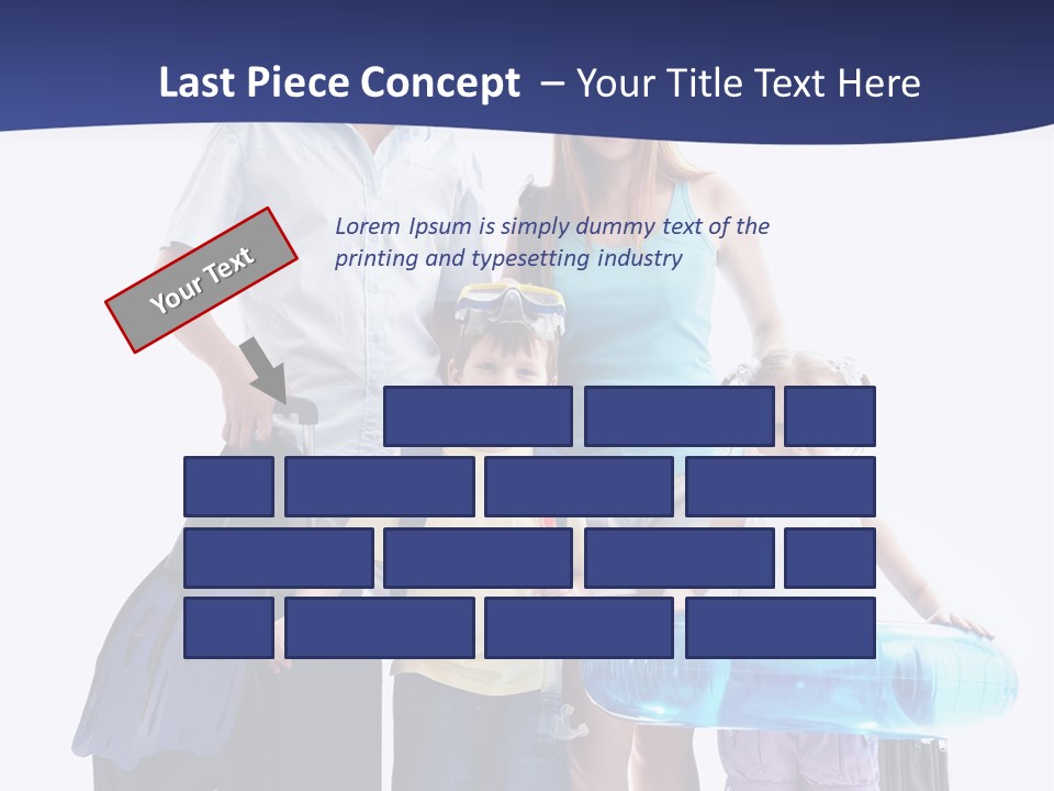 Smiling Offspring Summer PowerPoint Template