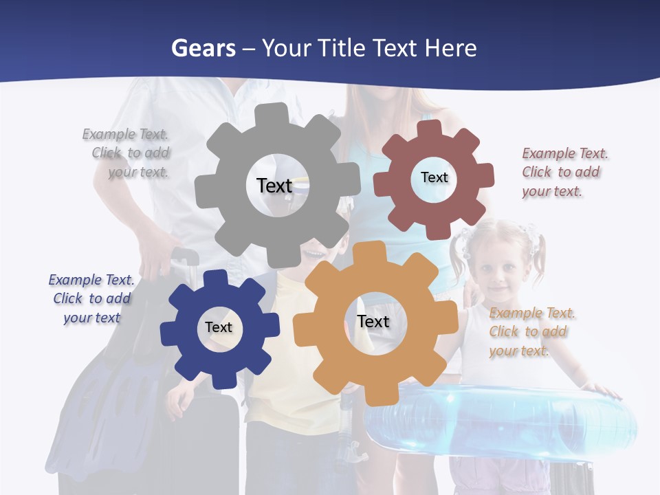 Smiling Offspring Summer PowerPoint Template