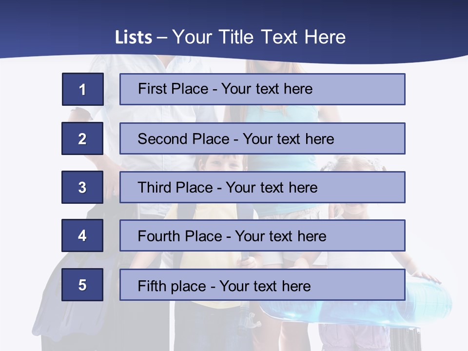 Smiling Offspring Summer PowerPoint Template