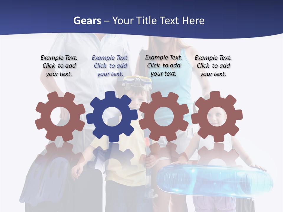 Smiling Offspring Summer PowerPoint Template