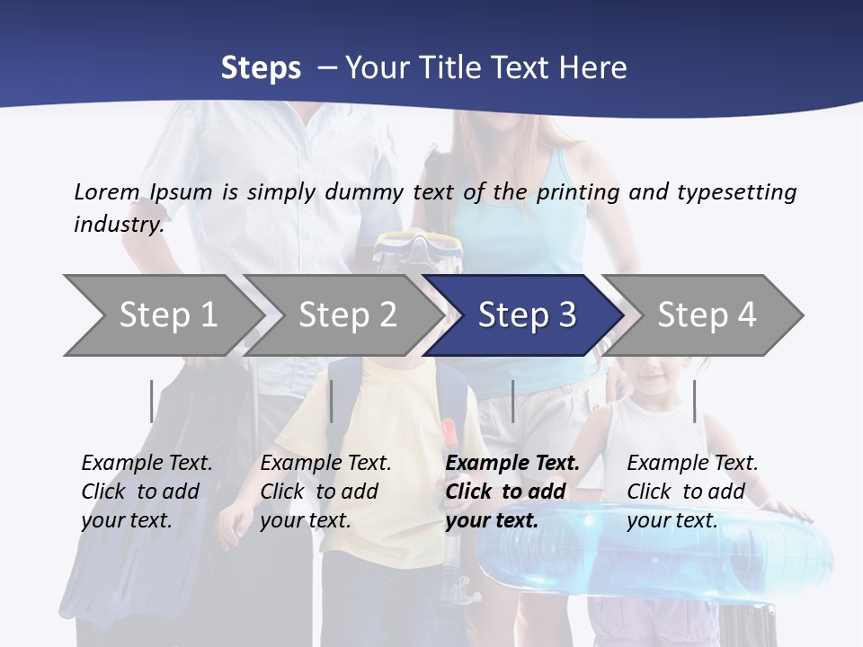 Smiling Offspring Summer PowerPoint Template