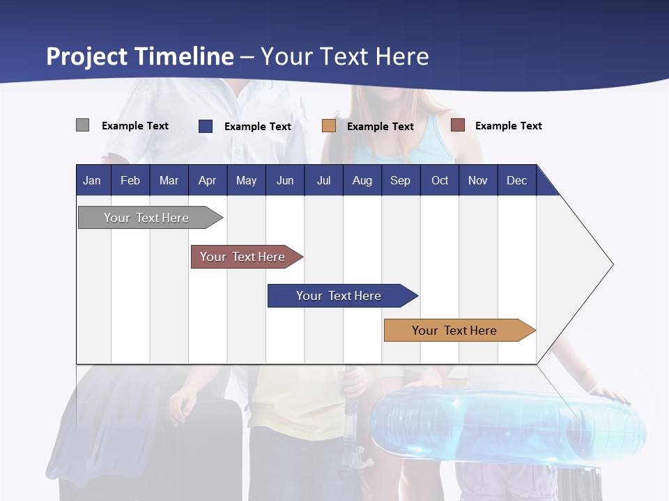 Smiling Offspring Summer PowerPoint Template