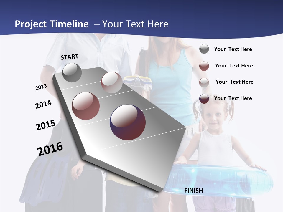 Smiling Offspring Summer PowerPoint Template