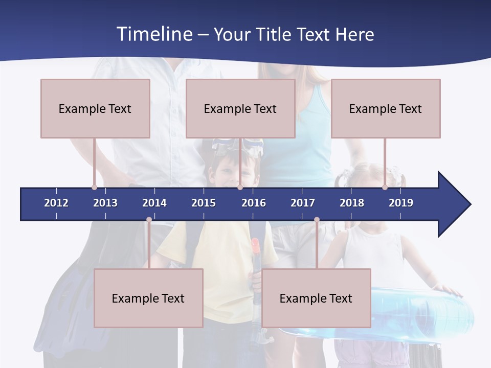Smiling Offspring Summer PowerPoint Template