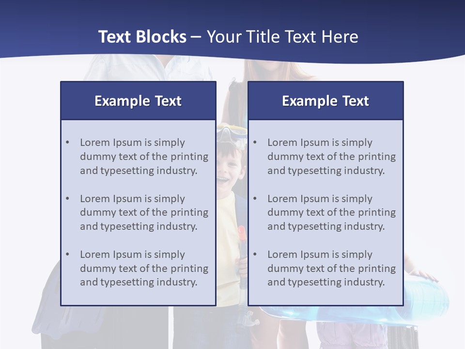 Smiling Offspring Summer PowerPoint Template