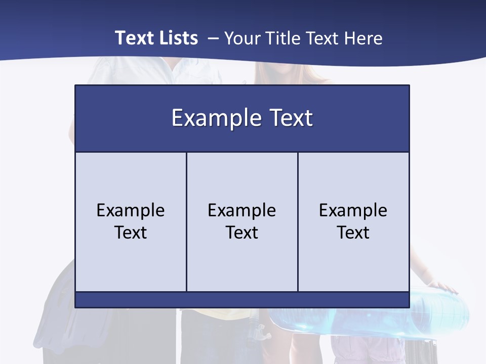 Smiling Offspring Summer PowerPoint Template