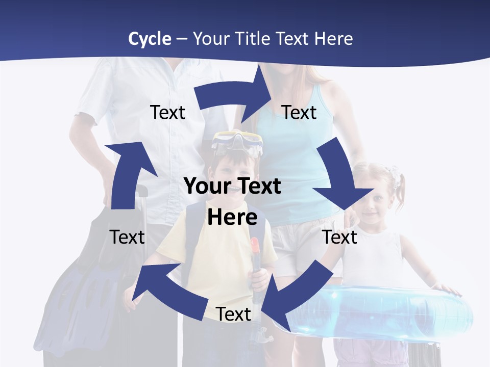 Smiling Offspring Summer PowerPoint Template