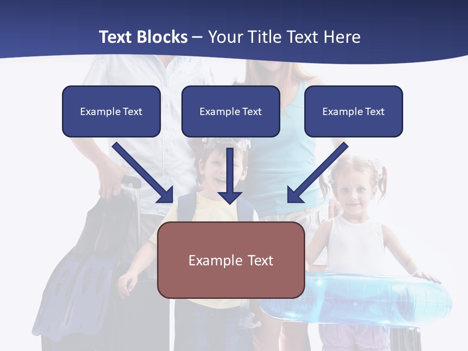 Smiling Offspring Summer PowerPoint Template