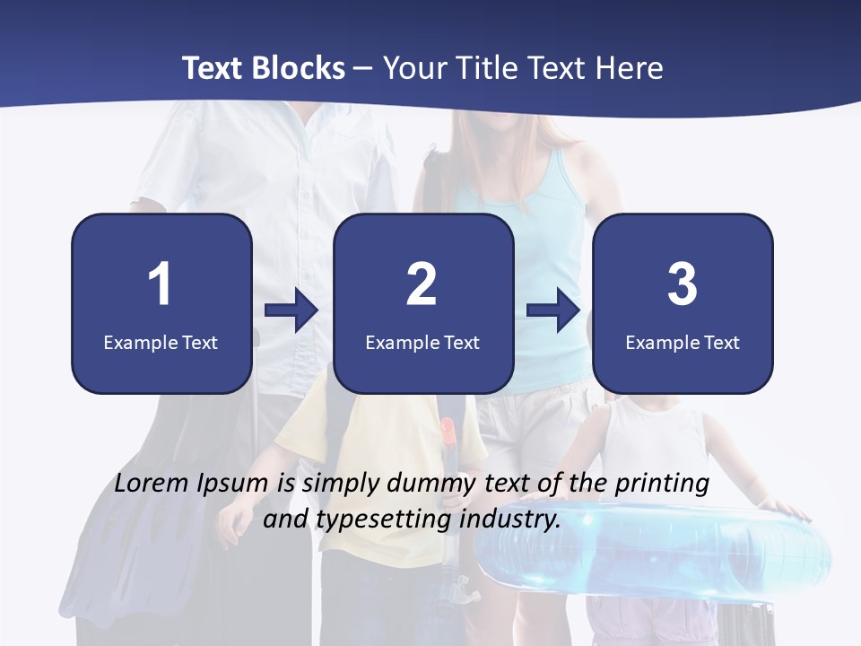 Smiling Offspring Summer PowerPoint Template