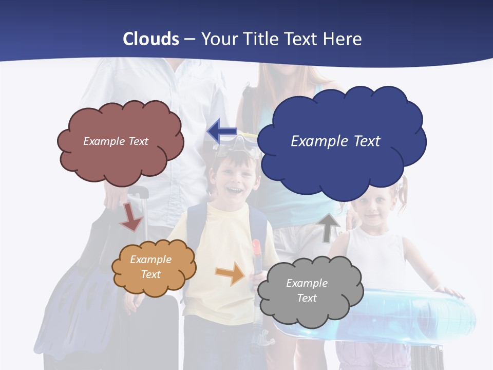 Smiling Offspring Summer PowerPoint Template