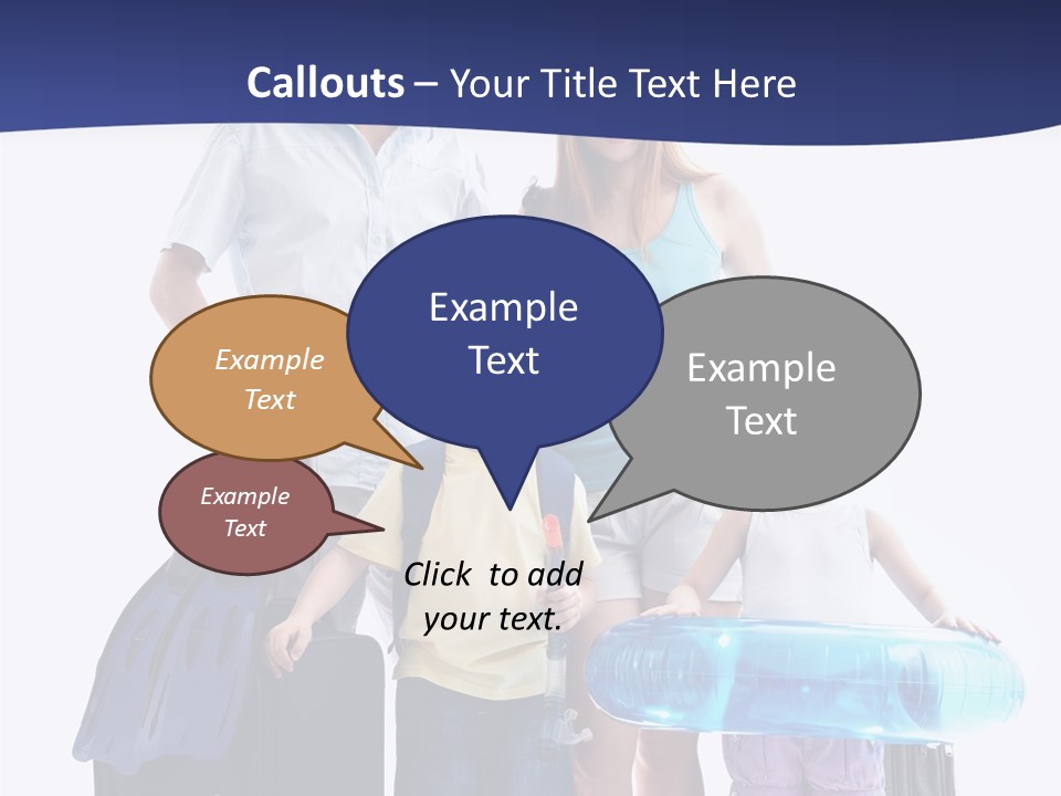 Smiling Offspring Summer PowerPoint Template