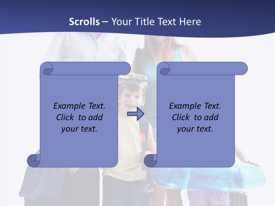 Smiling Offspring Summer PowerPoint Template
