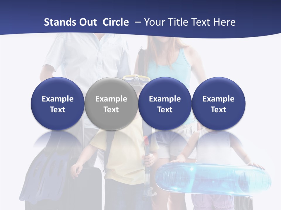 Smiling Offspring Summer PowerPoint Template