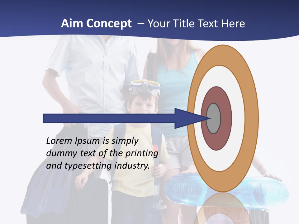 Smiling Offspring Summer PowerPoint Template