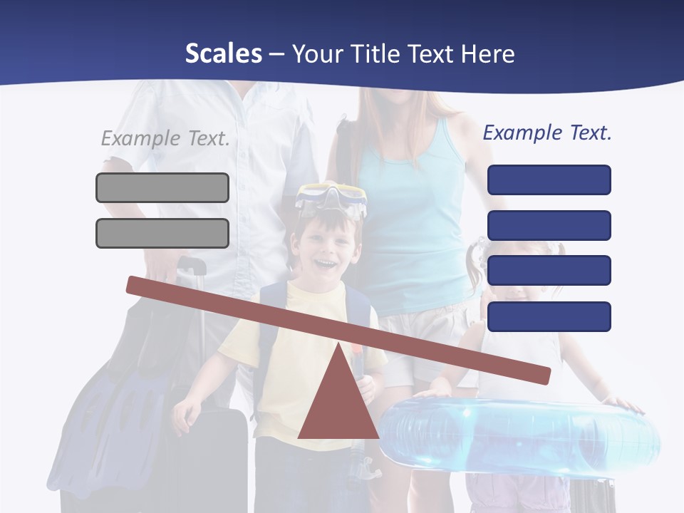 Smiling Offspring Summer PowerPoint Template