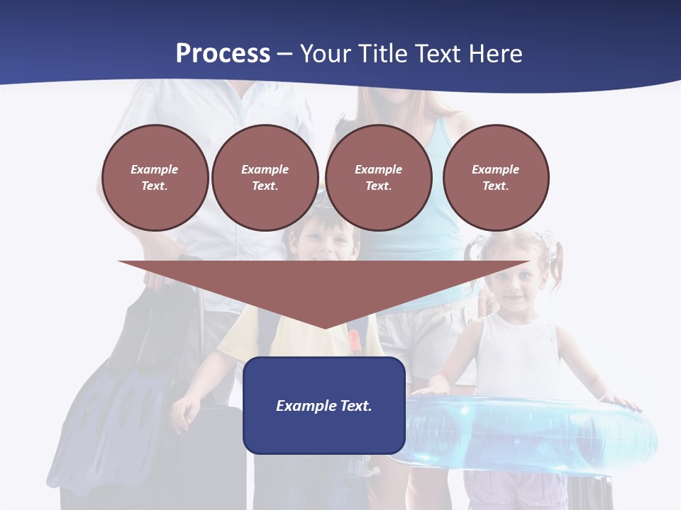 Smiling Offspring Summer PowerPoint Template