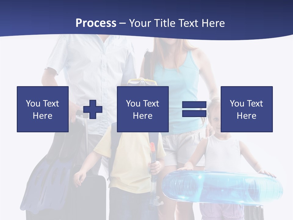 Smiling Offspring Summer PowerPoint Template