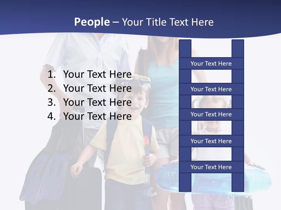 Smiling Offspring Summer PowerPoint Template