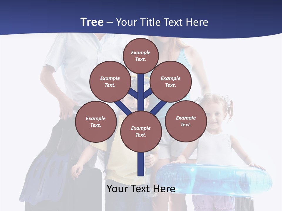 Smiling Offspring Summer PowerPoint Template