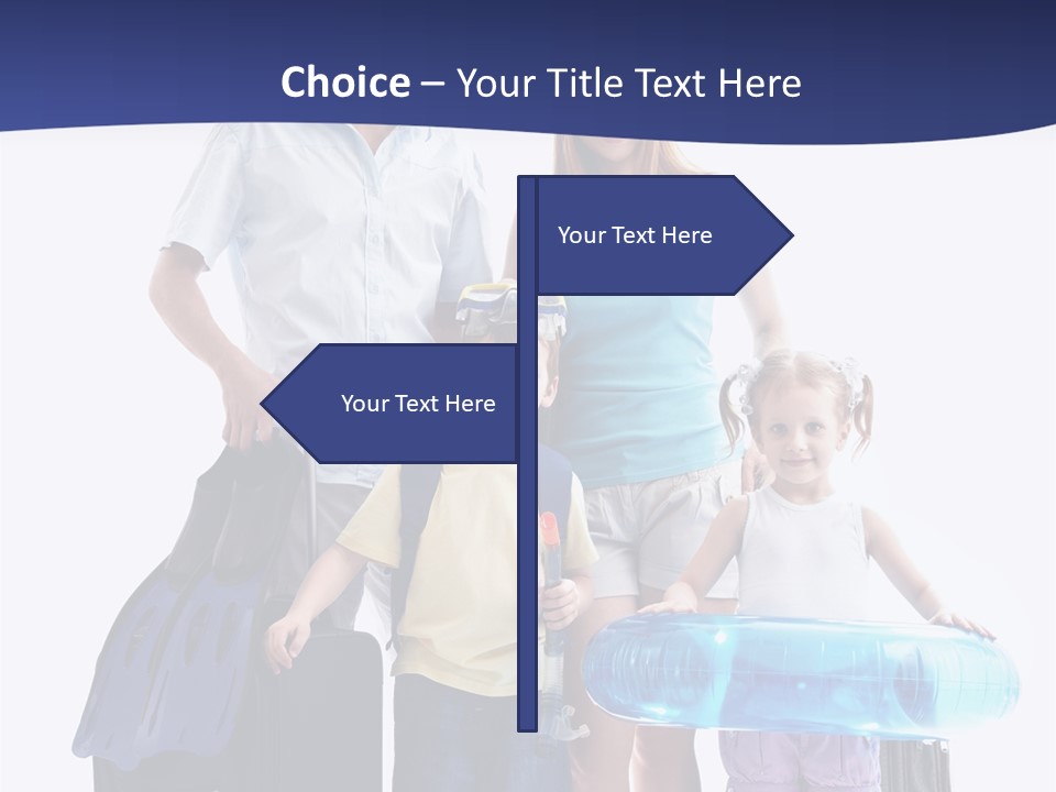 Smiling Offspring Summer PowerPoint Template