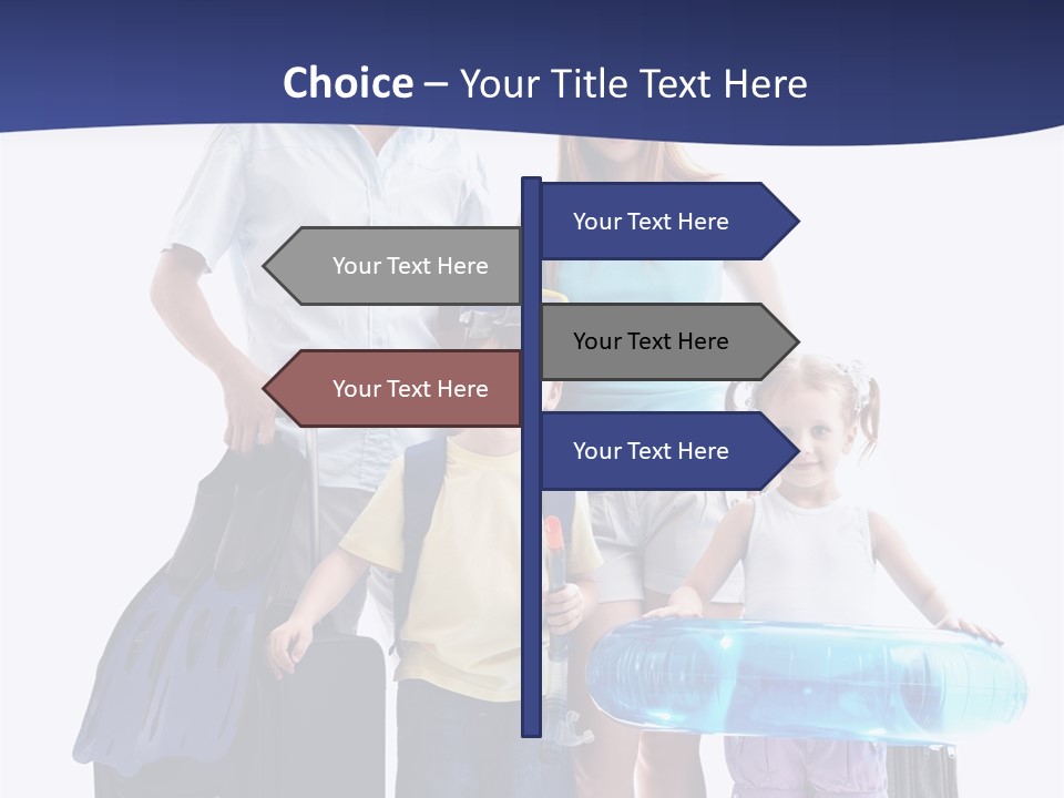 Smiling Offspring Summer PowerPoint Template